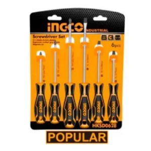 Ingco 6 Pcs CR-V Screwdriver Set